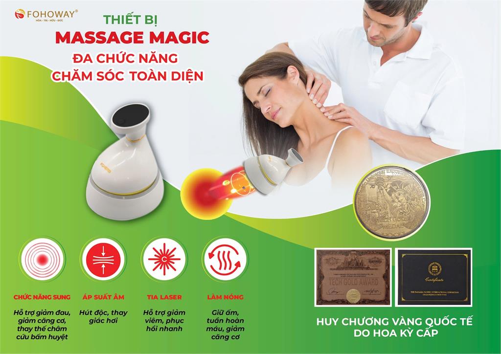 Máy Massage Magic: Dưỡng cây chăm rễ, dưỡng sinh chăm chân – Chân khỏe, sống thọ!